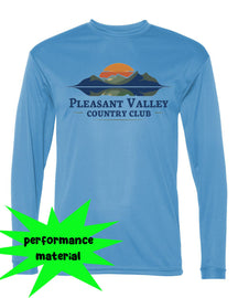 Pleasant valley Performance Material Long Sleeve Shirt
