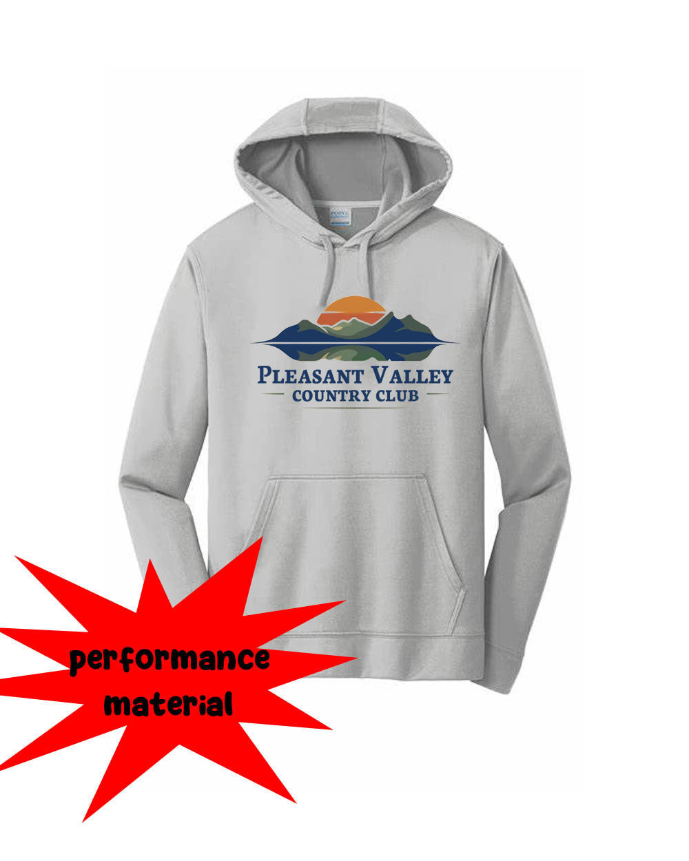 Pleasant valley  Performance Hooded Sweatshirt