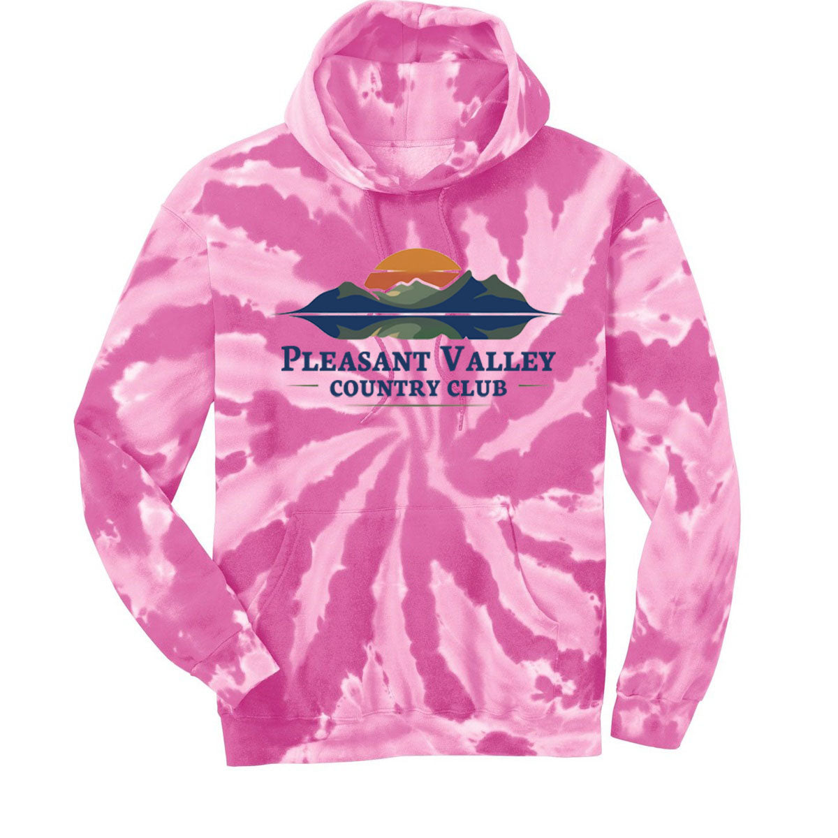 Pleasant valley Tie-Dye Hooded Sweatshirt