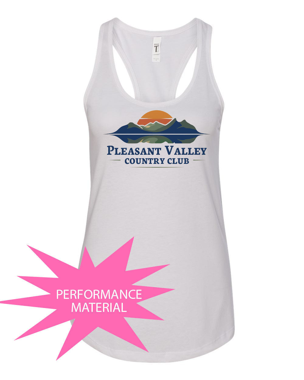 Pleasant valley Performance Racerback Tank Top