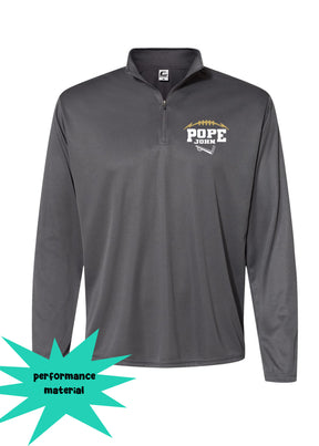 Pope John Cheer Quarter Zip Long Sleeve Design 10