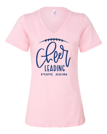 Pope John Cheer V-neck T-Shirt Design 12