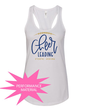 Pope John Cheer Performance Racerback Tank Top Design 12