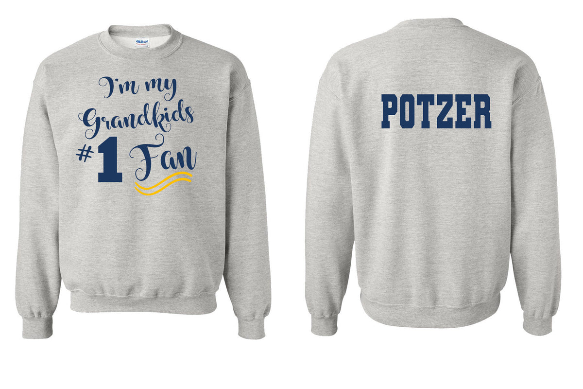 I'm my grandkids #1 Fan Non Hooded Sweatshirt