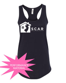 SCAR Performance Racerback Tank Top Design 2