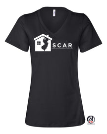 SCAR V-neck T-Shirt Design 2