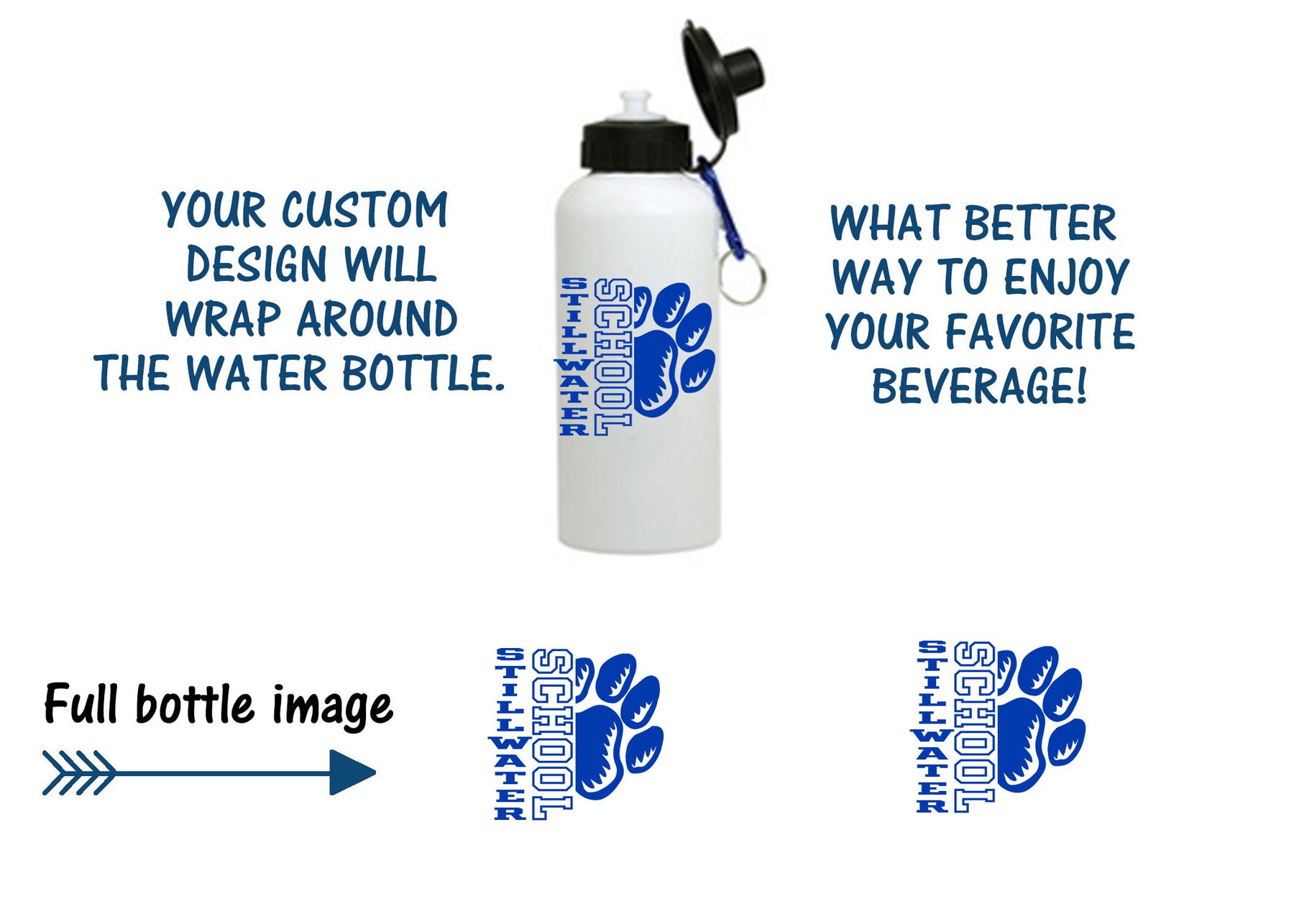 Stillwater School Design 17 Water Bottle