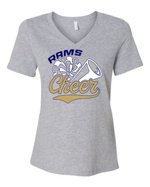 Sussex Middle Cheer Design 1 V-neck T-Shirt