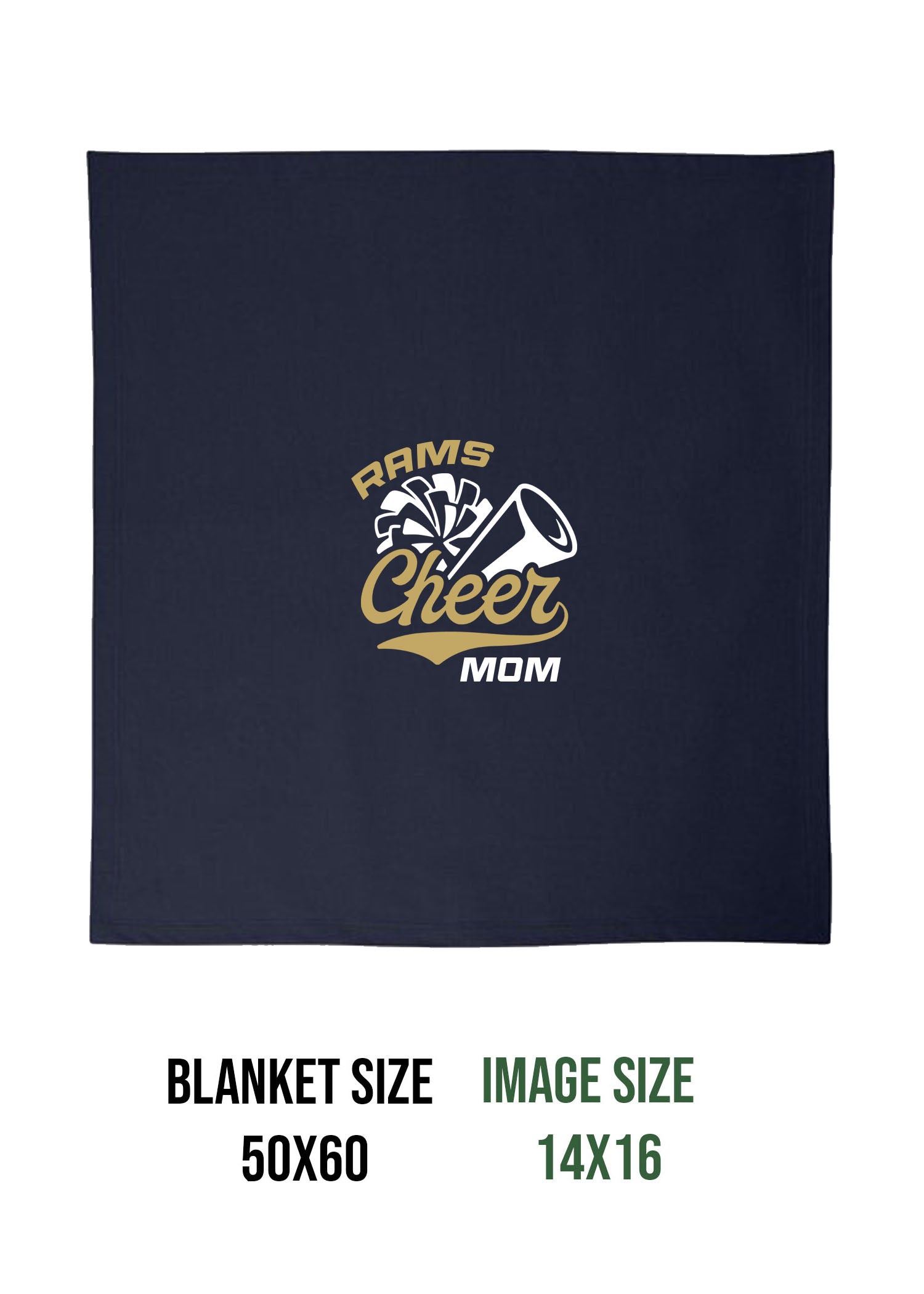 Sussex Middle Cheer Design 1 Blanket