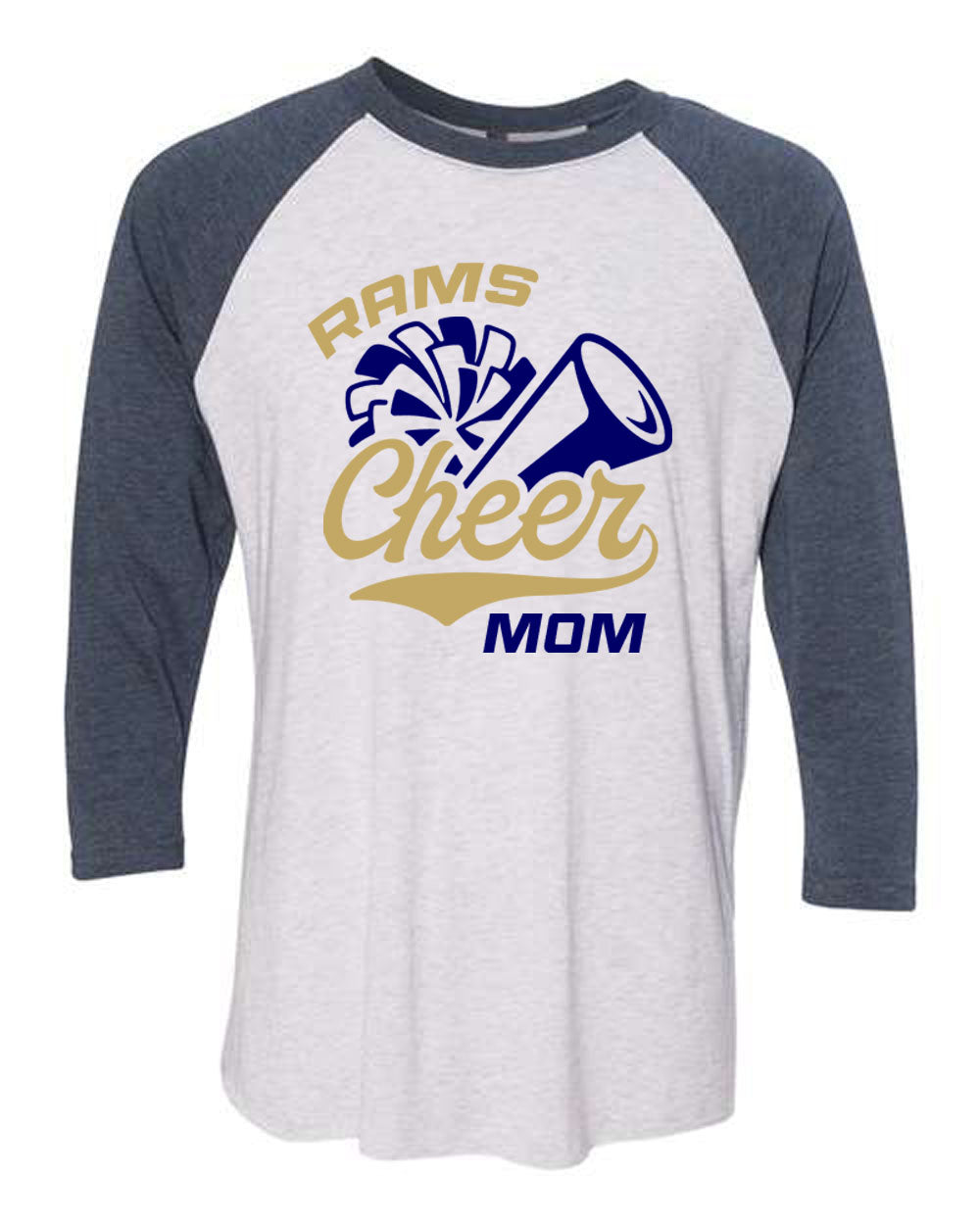 Sussex Middle Cheer Design 1 raglan shirt