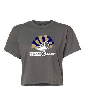 Sussex Middle Cheer Design 2 Crop Top