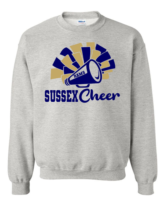 Sussex Middle Cheer Design 2 non hooded sweatshirt