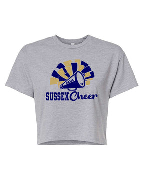 Sussex Middle Cheer Design 2 Crop Top