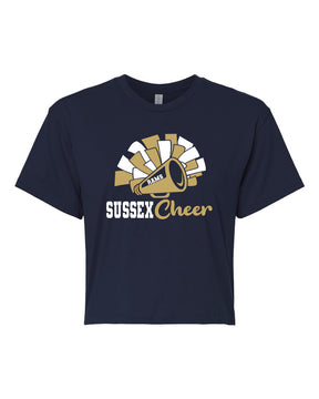 Sussex Middle Cheer Design 2 Crop Top