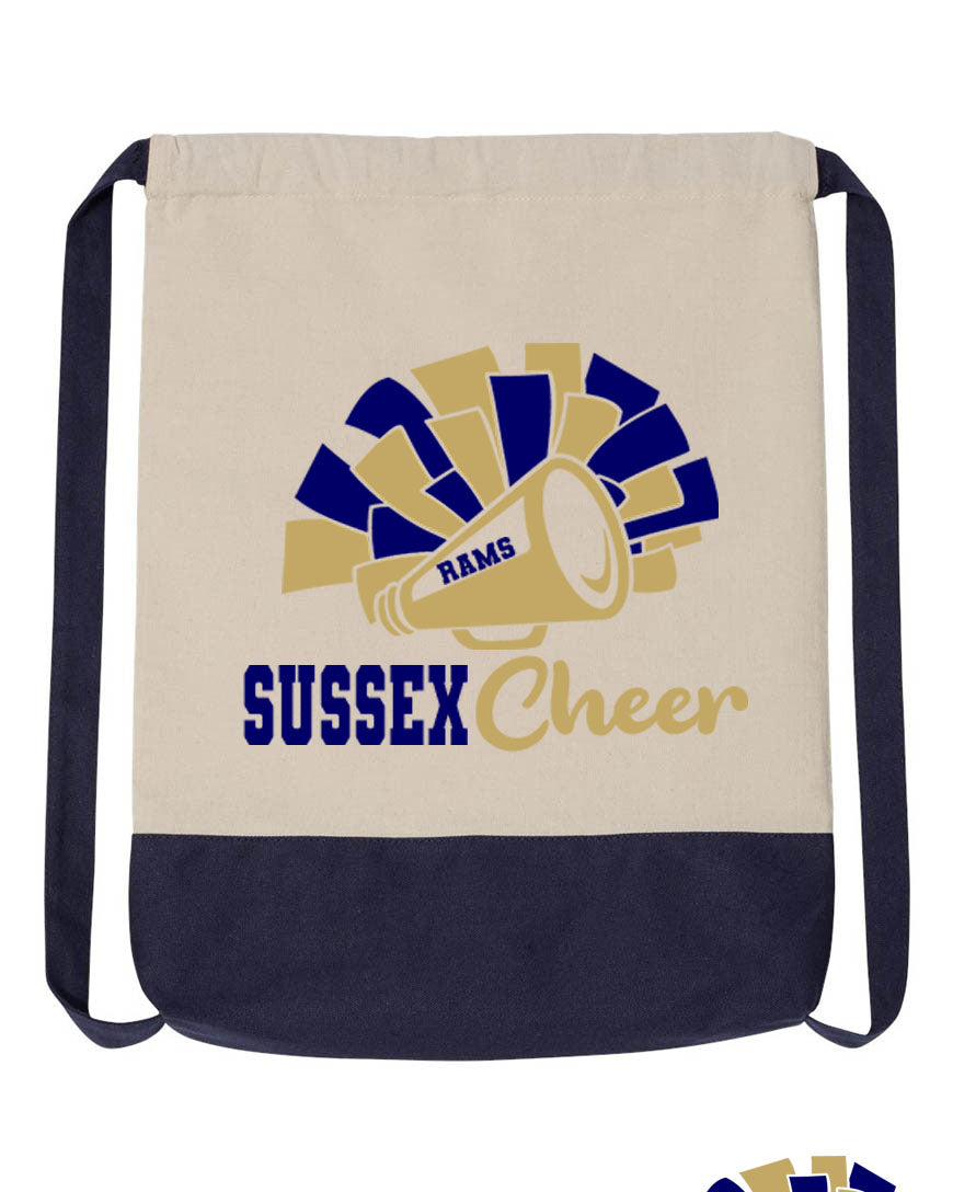 Sussex Middle Cheer Drawstring Bag Design 2