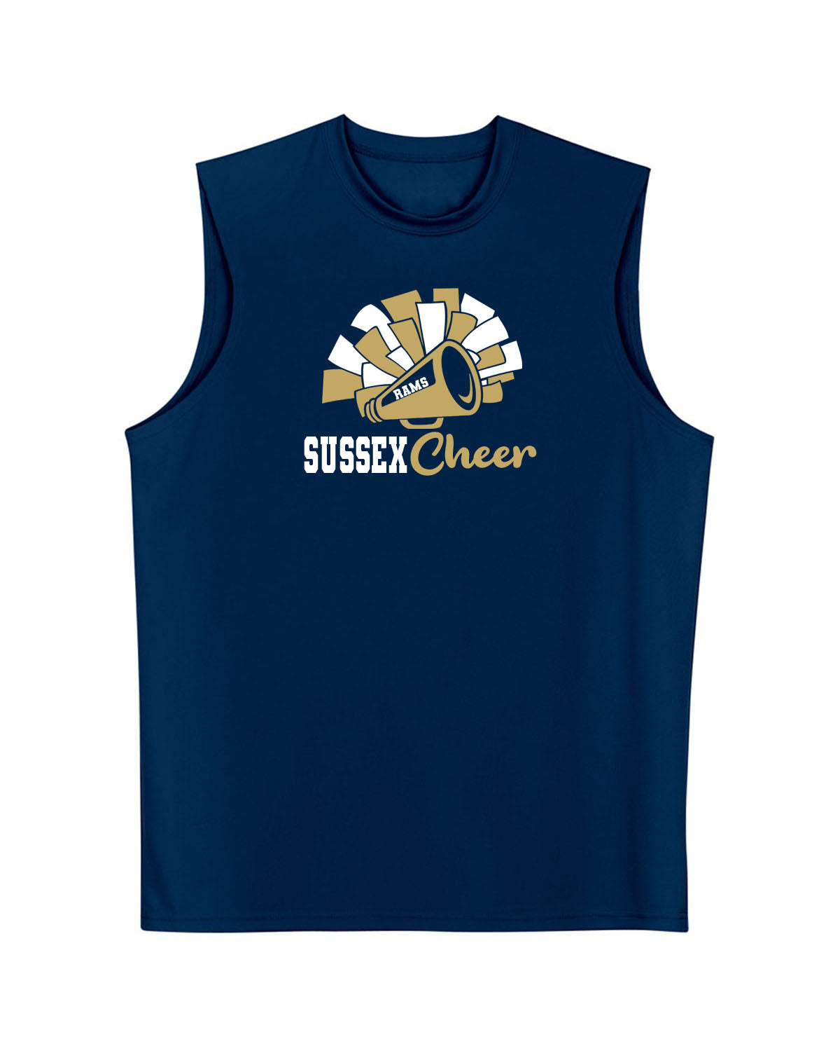 Sussex Middle Cheer Men's Performance Tank Top Design 2