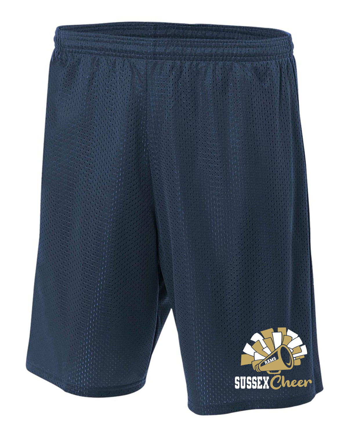 Sussex Middle Cheer Design 2 Mesh Shorts