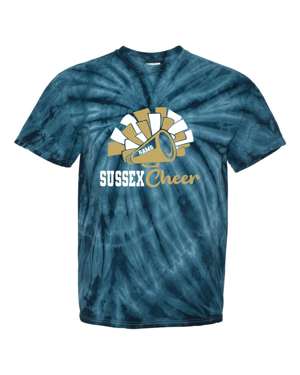 Sussex Middle Cheer Tie Dye t-shirt Design 2