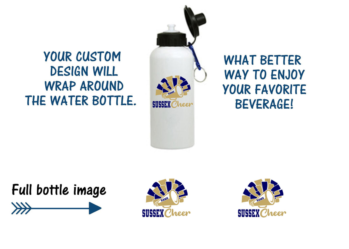 Sussex Middle Cheer Design 2 Water Bottle