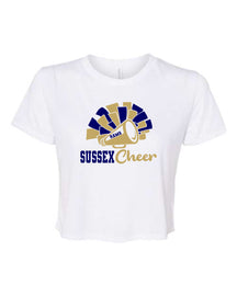 Sussex Middle Cheer Design 2 Crop Top