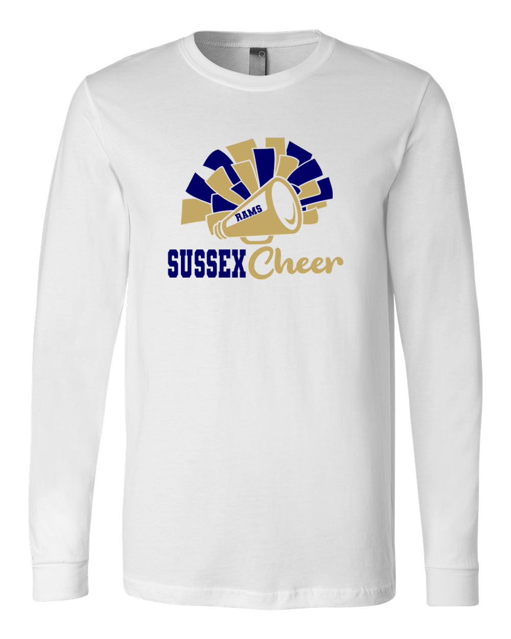 Sussex Middle Cheer Design 2 Long Sleeve Shirt