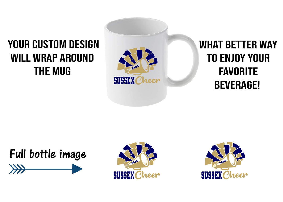 Sussex Middle Cheer Design 2 Mug