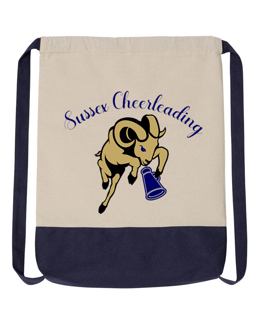 Sussex Middle Cheer Drawstring Bag Design 3