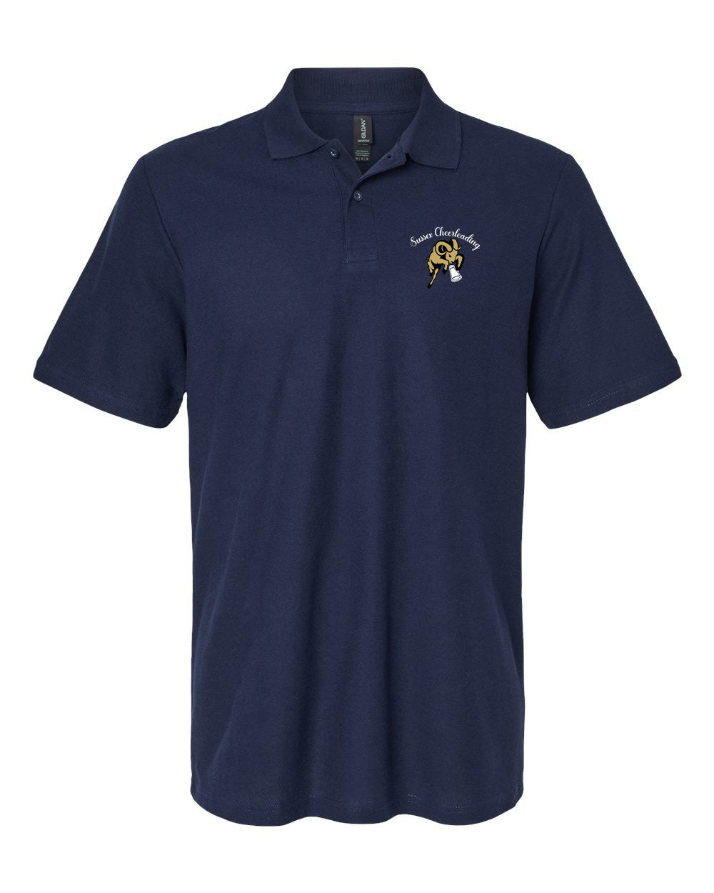 Sussex Middle Cheer Polo T-Shirt Design 3