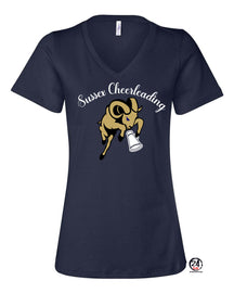 Sussex Middle Cheer Design 3 V-neck T-Shirt