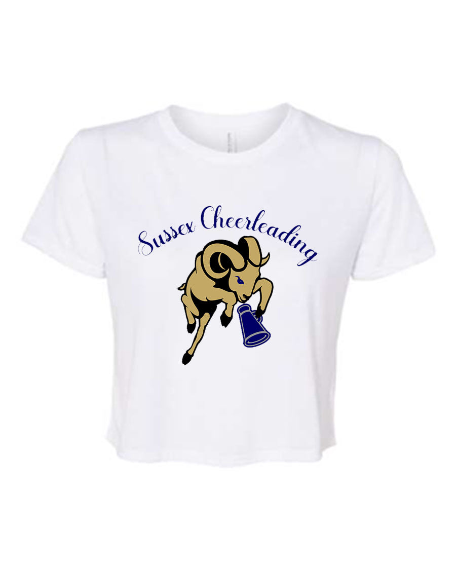 Sussex Middle Cheer Design 3 Crop Top