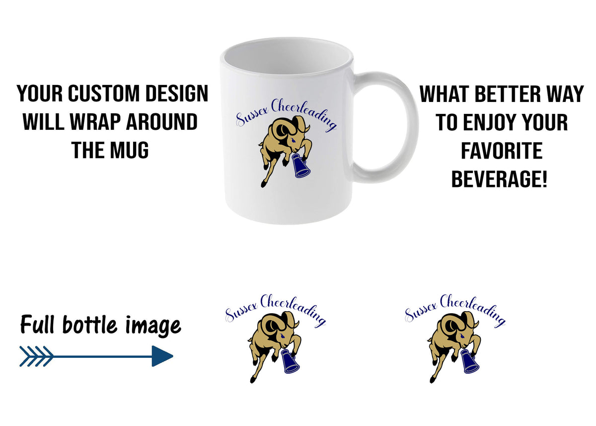 Sussex Middle Cheer Design 3 Mug