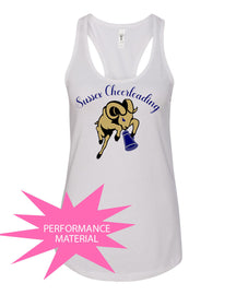 Sussex Middle Cheer Performance Racerback Tank Top Design 3