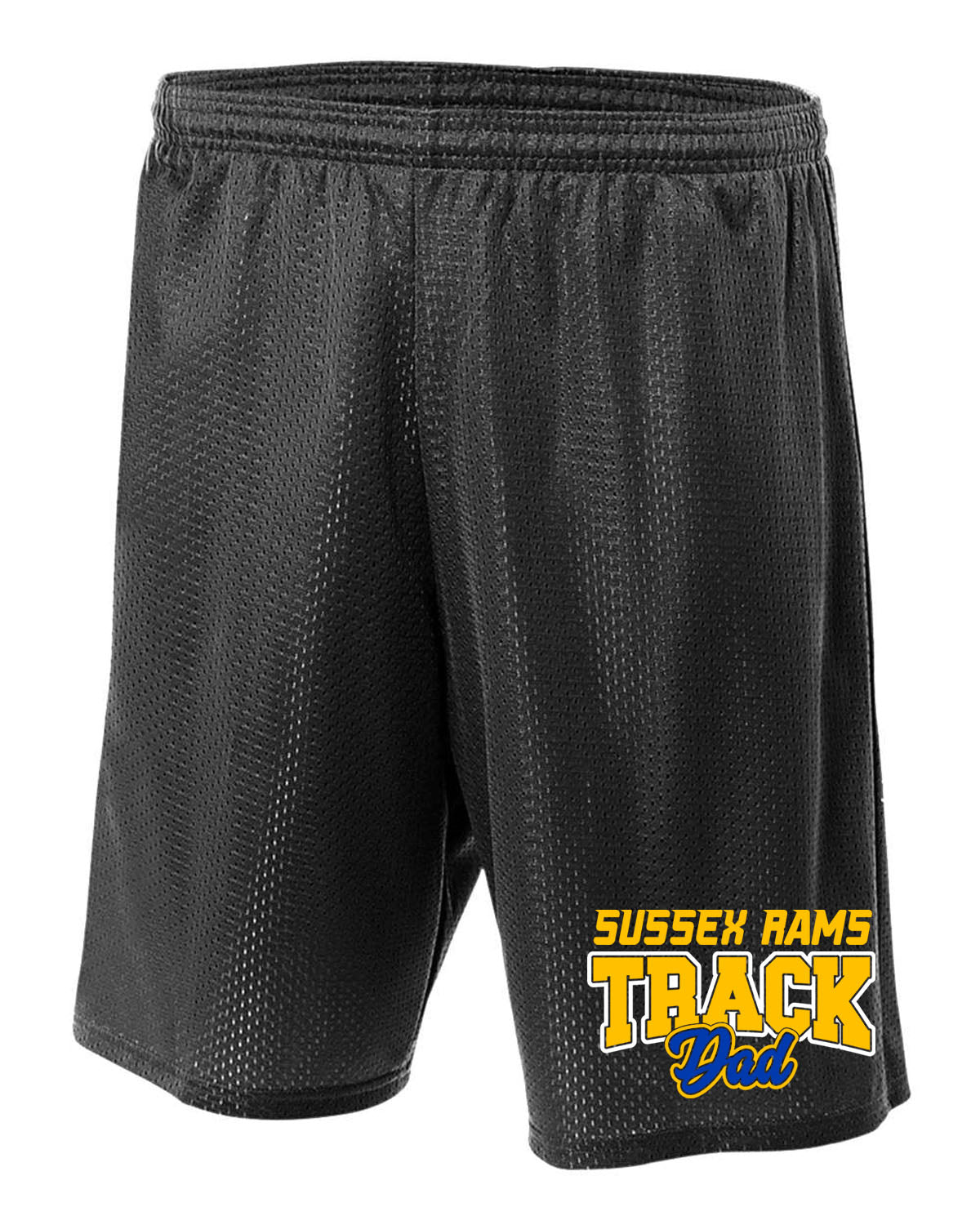 Sussex Rams Track Mesh Shorts Design 1