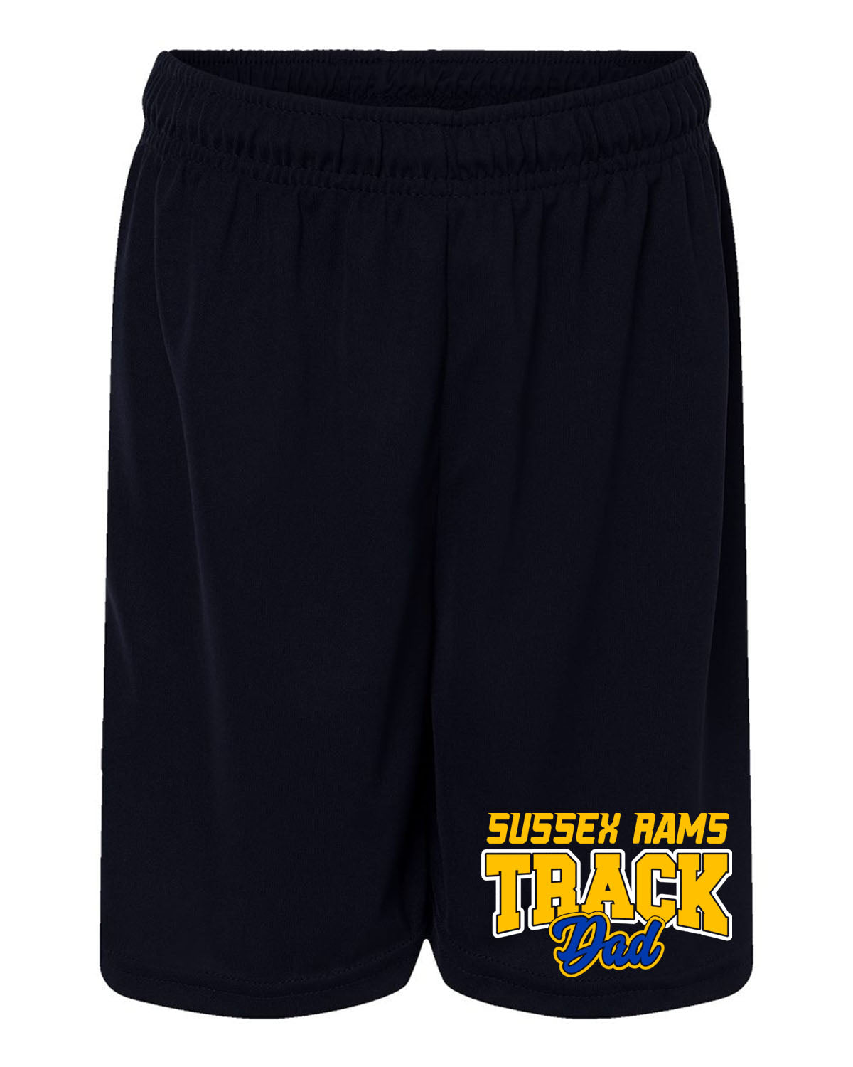 Sussex Rams Track Performance Shorts Design 1