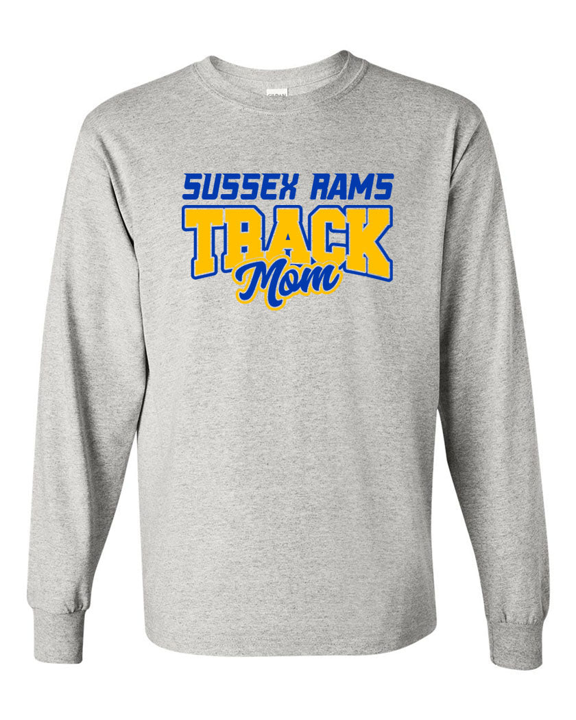 Sussex Rams Track Long Sleeve Shirt Design 1