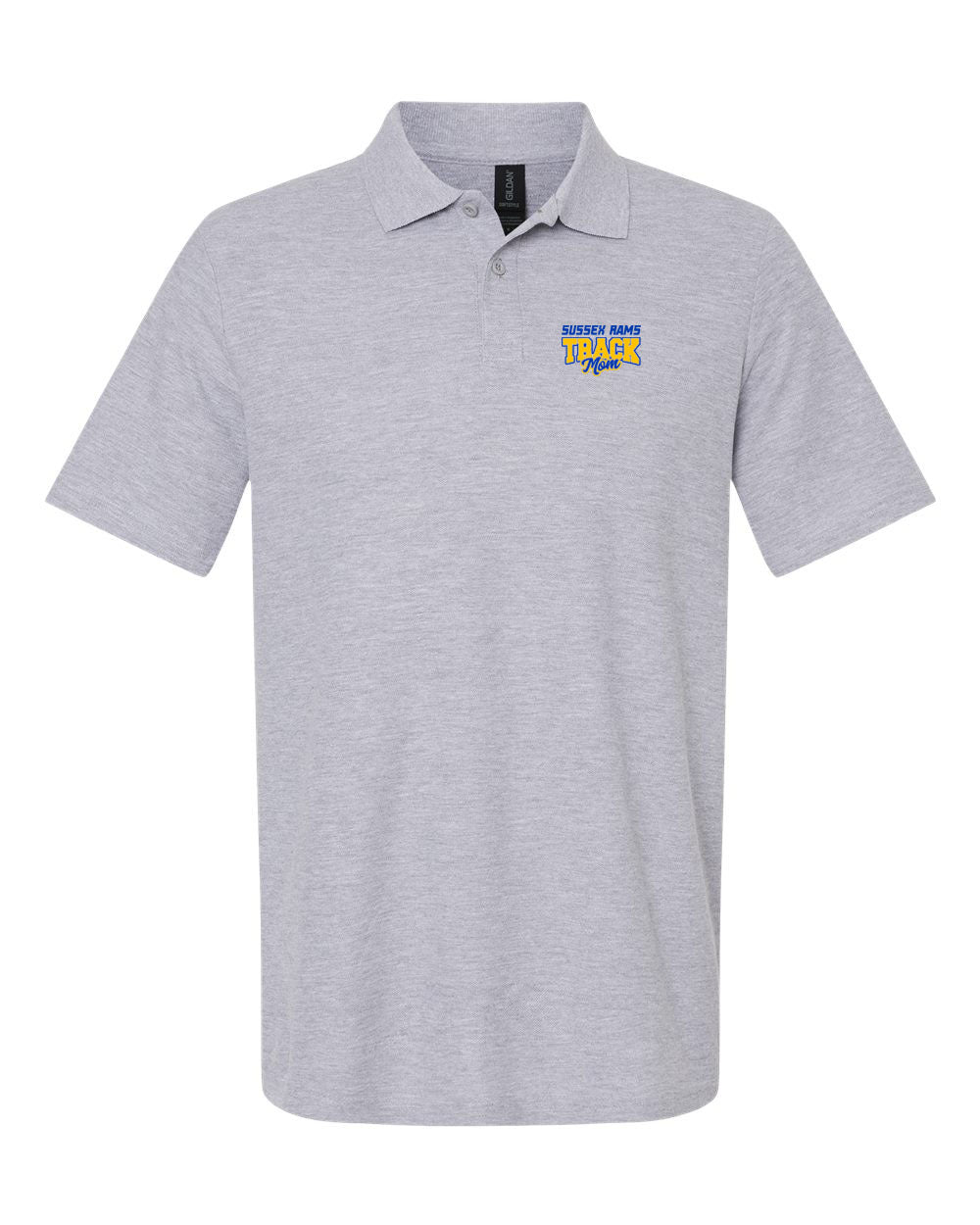 Sussex Rams Track Polo T-Shirt Design 1