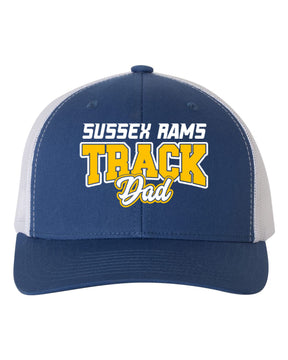 Sussex Rams Track Trucker Hat Design 1