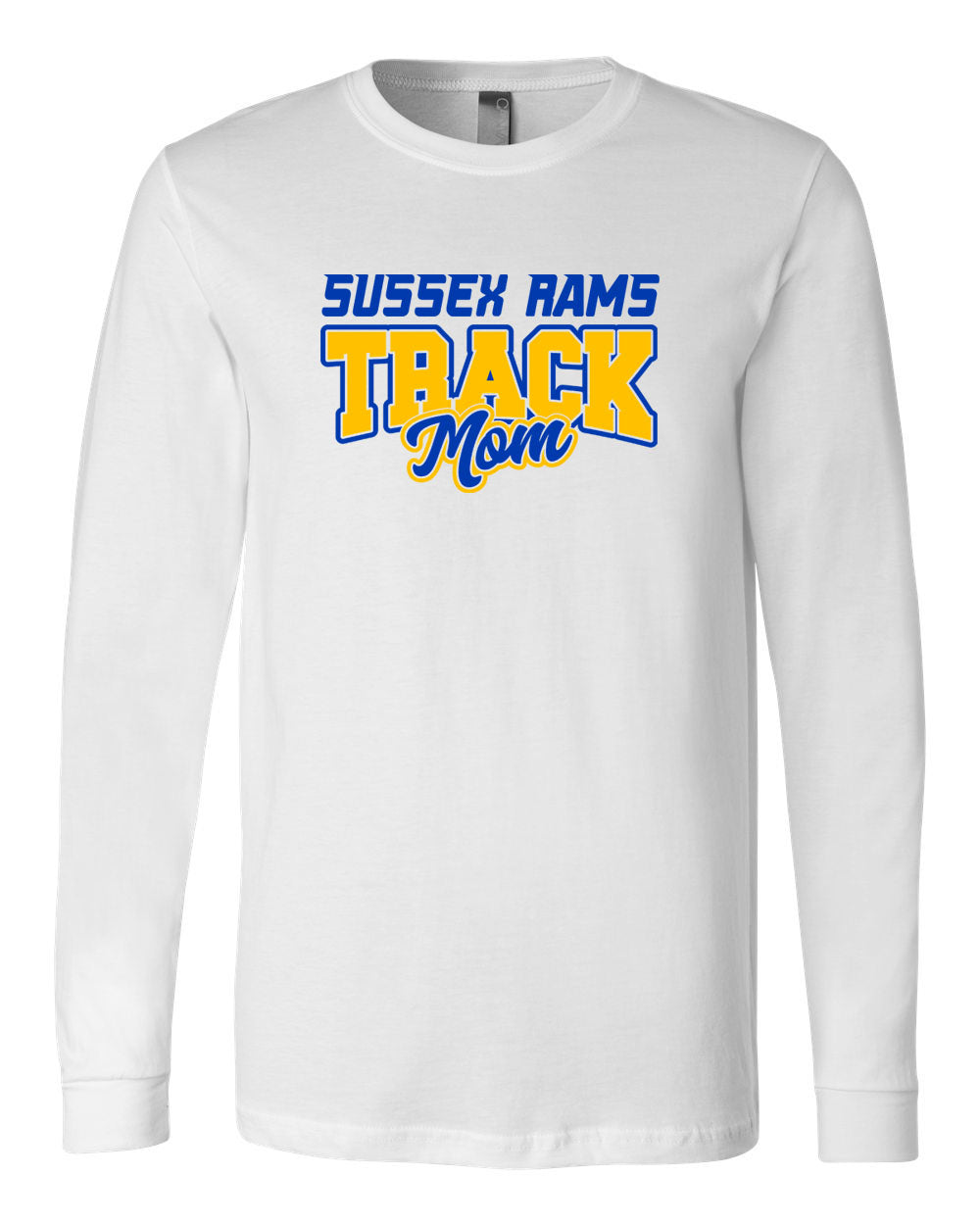 Sussex Rams Track Long Sleeve Shirt Design 1