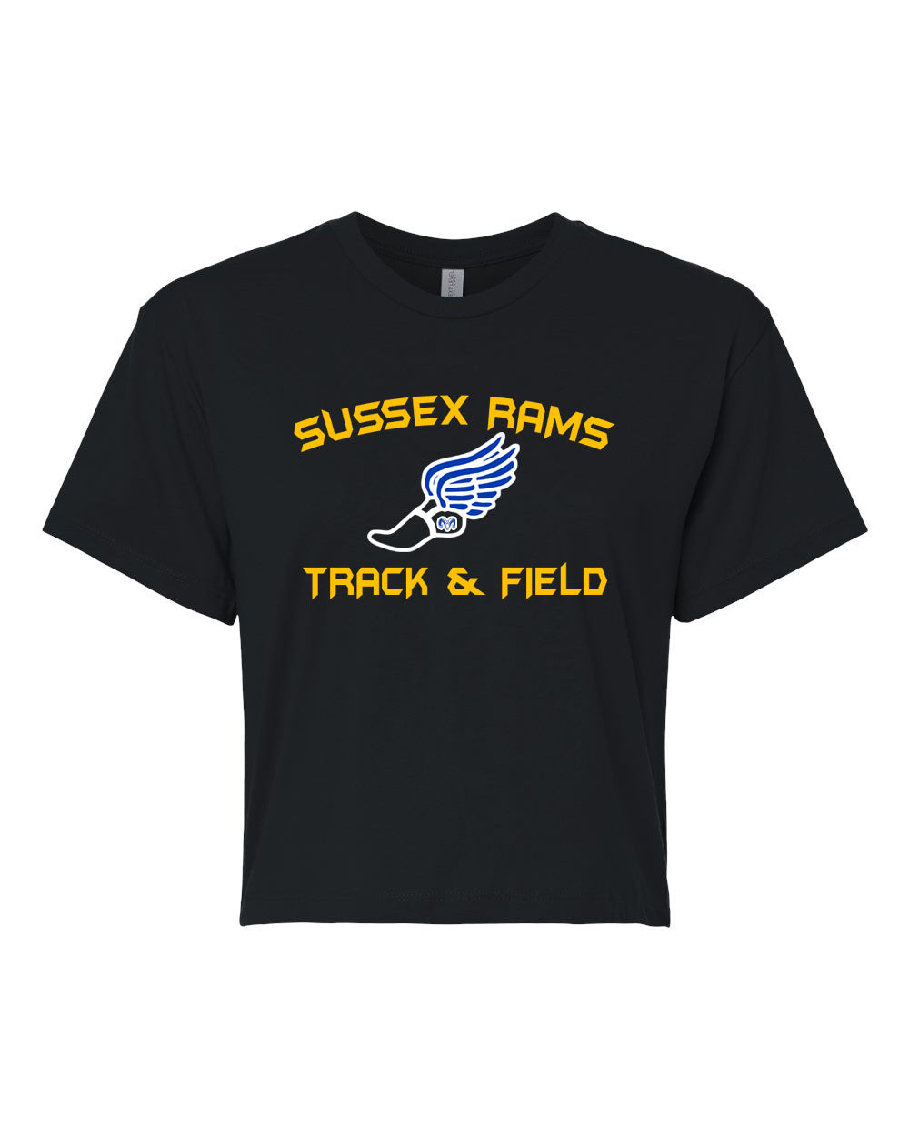 Sussex Rams Track Crop Top Design 2