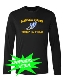 Sussex Rams Track Performance Material Long Sleeve Shirt Design 2