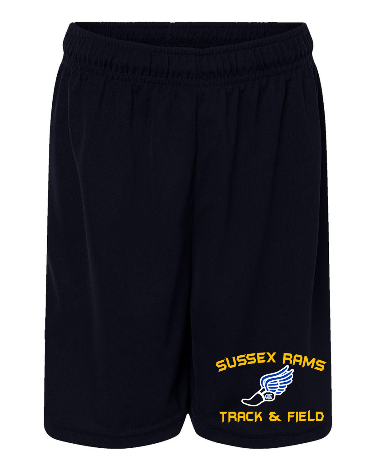 Sussex Rams Track Performance Shorts Design 2