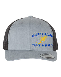 Sussex Rams Track Trucker Hat Design 2