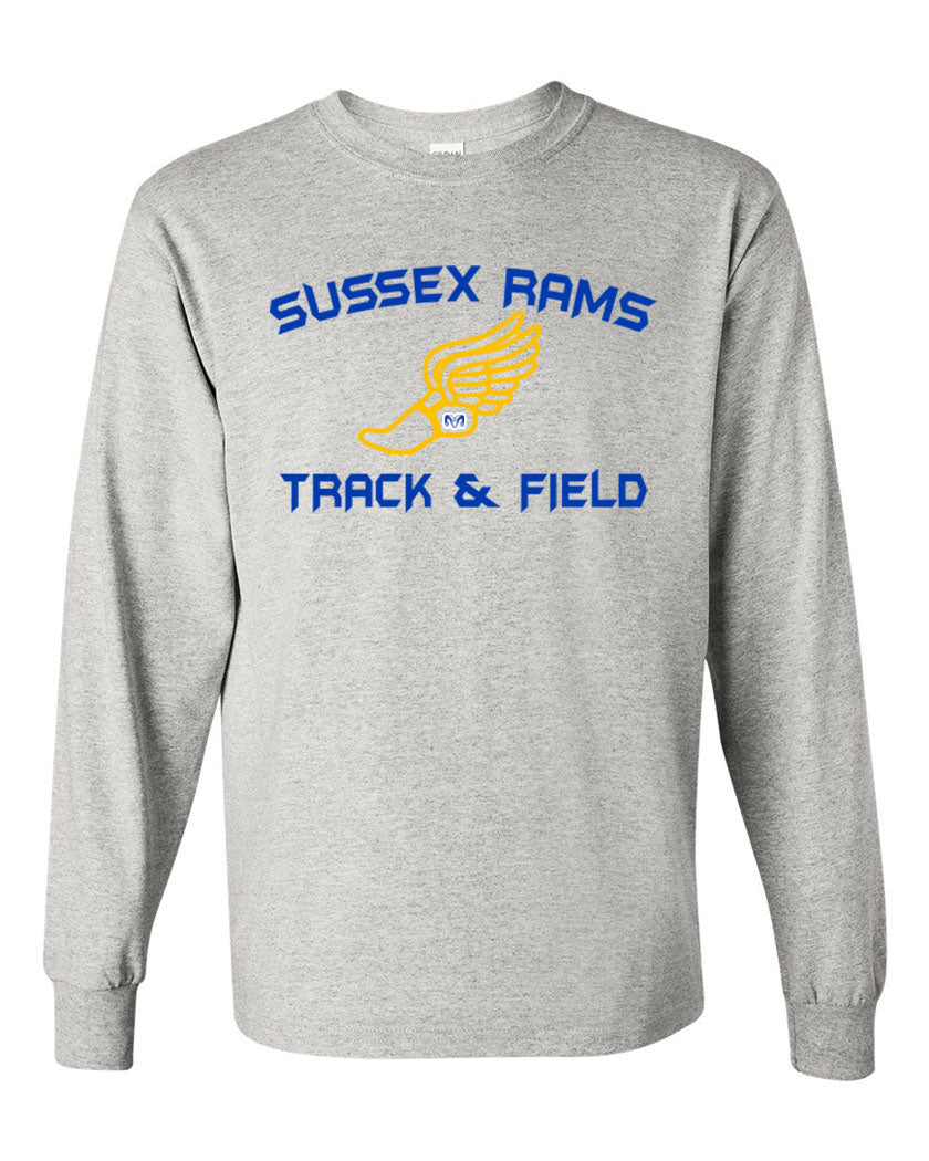 Sussex Rams Track Long Sleeve Shirt Design 2