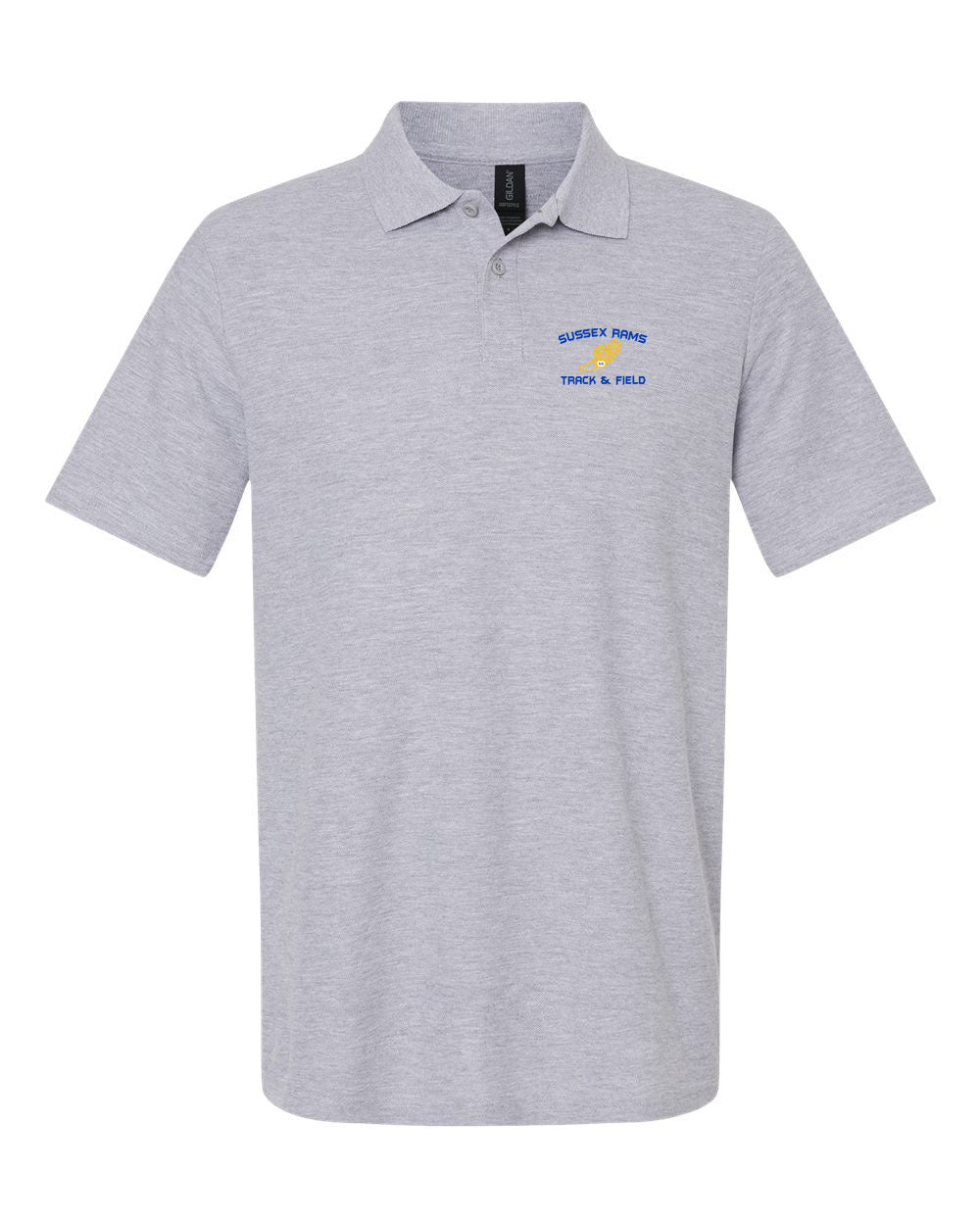 Sussex Rams Track Polo T-Shirt Design 2