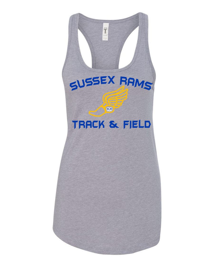 Sussex Rams Track Tank Top Design 2