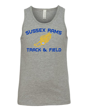 Sussex Rams Track Muscle Tank Top Design 2