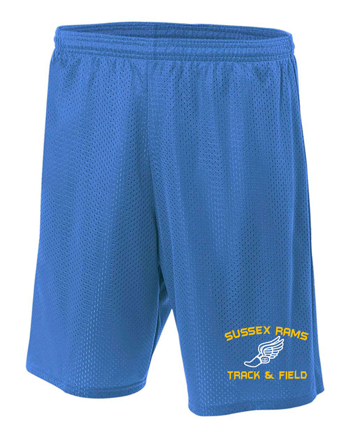 Sussex Rams Track Mesh Shorts Design 2