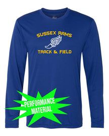 Sussex Rams Track Performance Material Long Sleeve Shirt Design 2