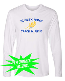 Sussex Rams Track Performance Material Long Sleeve Shirt Design 2