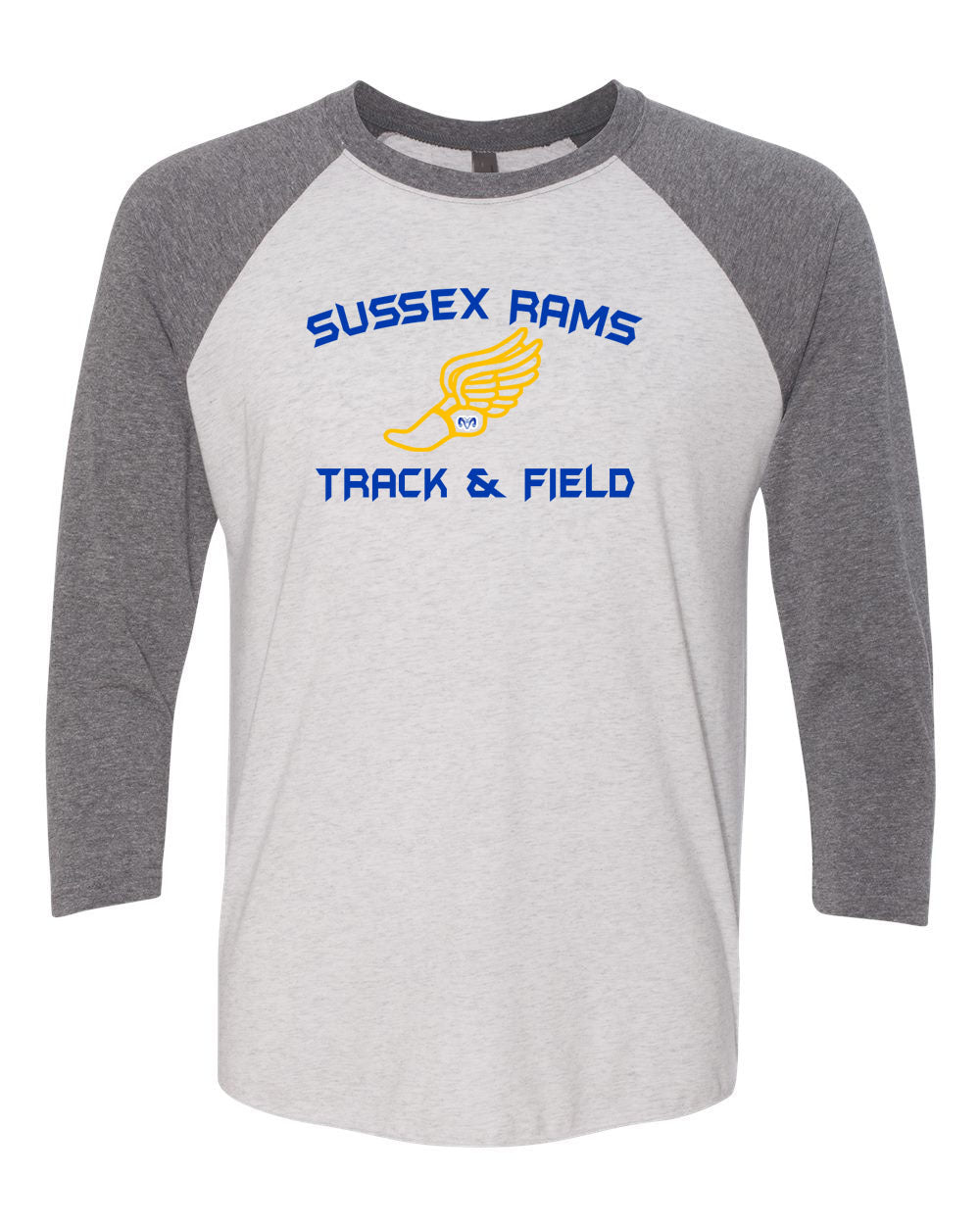 Sussex Rams Track raglan shirt Design 2
